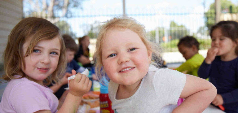 girls at wheatbelt child care service