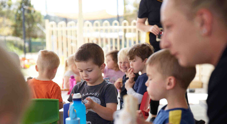 lunch at REED WA child care service